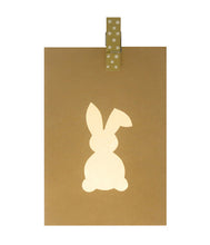 Load image into Gallery viewer, High Visibility Iron On Reflective Patches (4 pack) - Little Bunny
